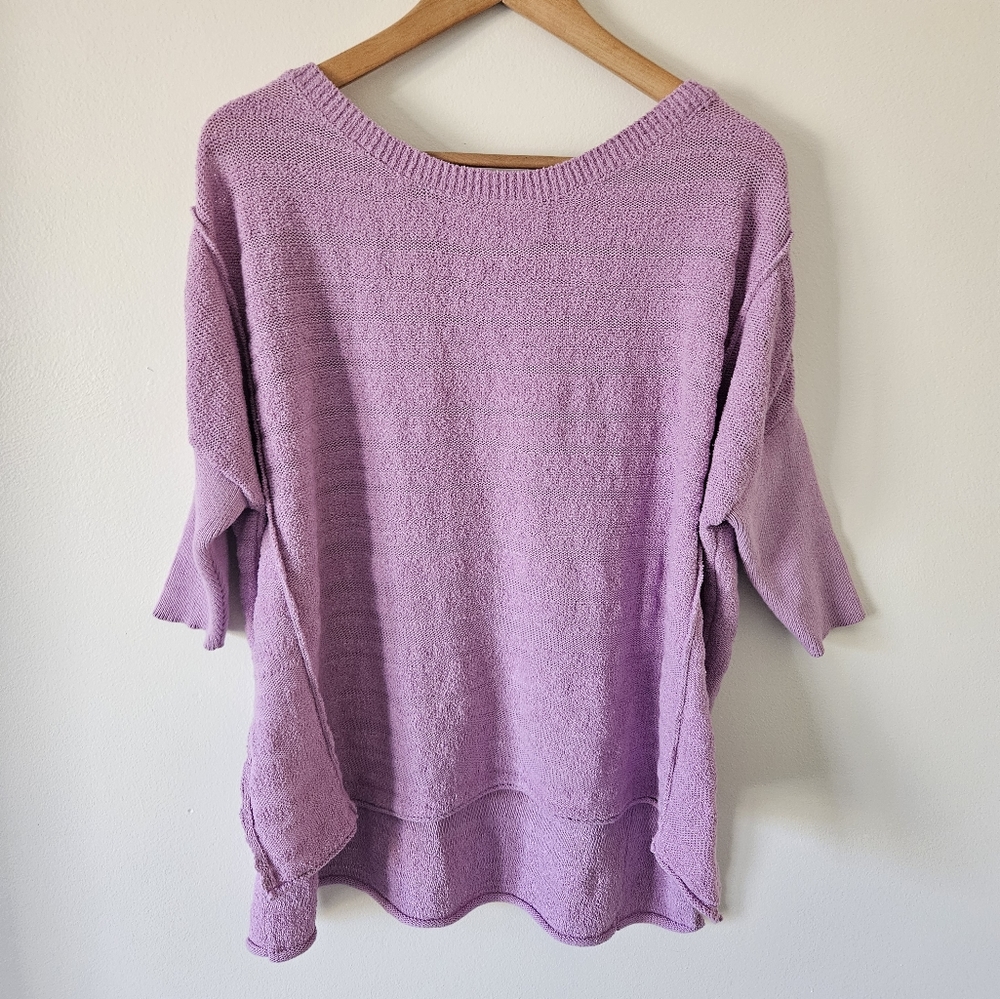 Pilcro purple sweater